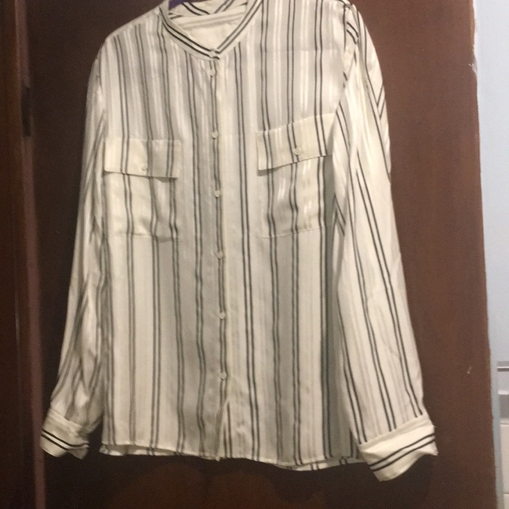 New JCrew 100% Silk Top.